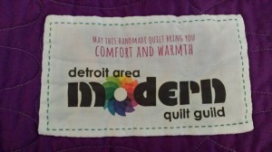charity quilt label